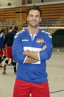 Stephan Luca bem Benefiz-Fußballspiel Kicken mit Herz 2017 in der Alsterdorfer Sporthalle. Hamburg, 03.12.2017