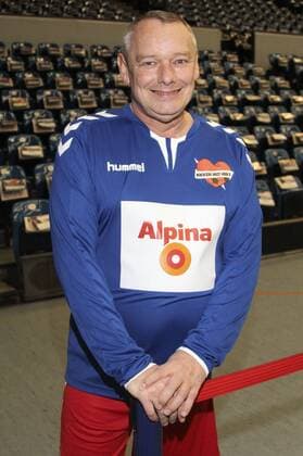 Harry Schulz bem Benefiz-Fußballspiel Kicken mit Herz 2017 in der Alsterdorfer Sporthalle. Hamburg, 03.12.2017