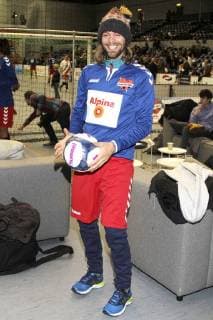 Ingo Pohlmann bem Benefiz-Fußballspiel Kicken mit Herz 2017 in der Alsterdorfer Sporthalle. Hamburg, 03.12.2017