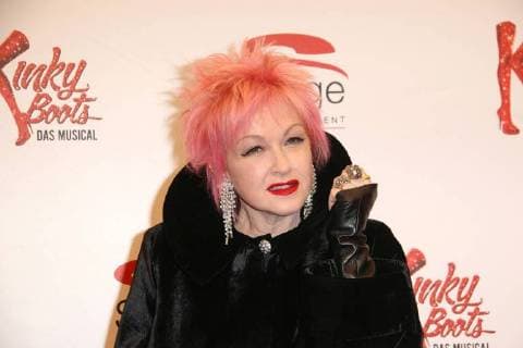Cyndi Lauper bei der Kinky Boots Musical Premiere am 3.12.2017 in Hamburg Kinky Boots Musical Premiere in Hamburg, 2017