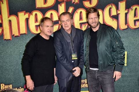 Uwe Ochsenknecht, Ralf Huettner und Henning Baum bei der Premiere des Kinofilms Burg Schreckenstein 2 im Mathäser Filmpalast. München, 03.12.2017