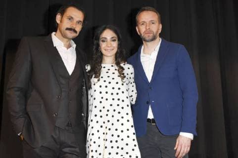 Alexander Beyer, Jasmin Barbara Mairhofer und Martin Thaler bei der Premiere des Kinofilms Burg Schreckenstein 2 im Mathäser Filmpalast. München, 03.12.2017