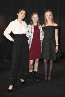 Nina Goceva, Paula Donath und Mina Rueffer bei der Premiere des Kinofilms Burg Schreckenstein 2 im Mathäser Filmpalast. München, 03.12.2017