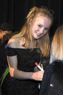 Mina Rueffer bei der Premiere des Kinofilms Burg Schreckenstein 2 im Mathäser Filmpalast. München, 03.12.2017