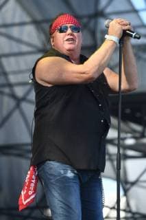 FORT LAUDERDALE BEACH, FL - DECEMBER 03: Mike Reno of Loverboy performs during The Riptide Music Festival on December 3, 2017 in Fort Lauderdale Beach Florida. Copyright: xmpi04x