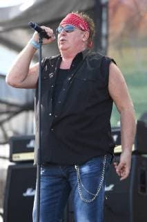 FORT LAUDERDALE BEACH, FL - DECEMBER 03: Mike Reno of Loverboy performs during The Riptide Music Festival on December 3, 2017 in Fort Lauderdale Beach Florida. Copyright: xmpi04x