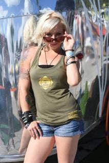 FORT LAUDERDALE BEACH, FL - DECEMBER 03: Bonn E Maiy poses backstage during The Riptide Music Festival on December 3, 2017 in Fort Lauderdale Beach Florida. Copyright: xmpi04x