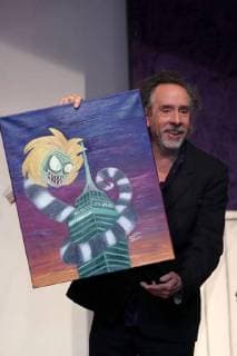 December 4, 2017 - EUM20171204ESP06.JPG.CIUDAD DE MEXICO CinemaCine-Tim Burton.- El cineasta, escritor y disenador estadounidense Tim Burton, durante una conferencia con medios de comunicacion para presentar su exposicion El mundo de Tim Burton , en el Museo Franz Mayer, el lunes 4 de noviembre de 2017. Foto: Agencia EL UNIVERSALBerenice FregosoEVZ  - ZUMAu78_ 20171204_zaf_u78_018 Copyright: xElxUniversalx