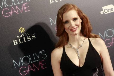 USA s actress Jessica Chastain during the Spanish premier of the film Molly s Game . December 04, 2017.  (2017120461)