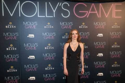 December 4, 2017 - Madrid, Spain - Jessica Chastain attends the Molly s Game movie premiere at Capitol Cinema in Madrid on Dec 4, 2017 Madrid Spain  - ZUMAn230 20171204_zaa_n230_270 Copyright: xGabrielxMasedax