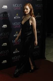 MADRID, SPAIN-December 04: Jessica Chastain attends the Molly s Game Premiere at the Capitol theater in Madrid, Spain December04, 2017. Copyright: xJimmyxOlsen MediaxPunchx