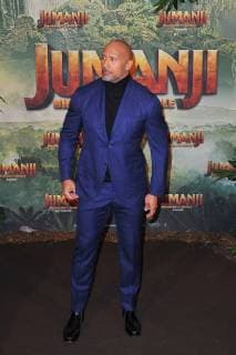 Dwayne Johnson, The Rock , attends Jumanji movie premiere at Le Grand Rex in Paris, France, on December 05, 2017. Photo by Favier E-PRESSPHOTO.COM Paris France  564599