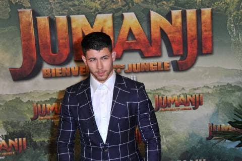 Nick Jonas attends Jumanji movie premiere at Le Grand Rex in Paris, France, on December 05, 2017. Photo by Favier E-PRESSPHOTO.COM Paris France  564599