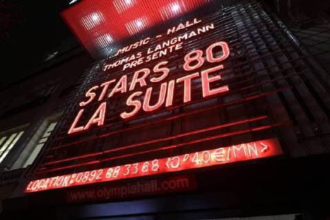 Affiche Stars 80, La suite NEWS: Avant premiere STARS 80, La suite - Paris - 05 12 2017 CleaCastel Panoramic 