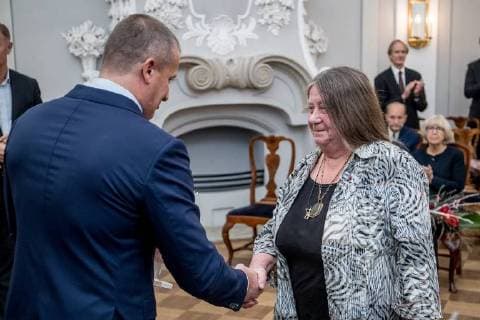 Tallinn 05.12.2017 Aadu Luukas Mission Award ceremony for the 2017. In the picture Tiina Mägi. FOTO:SANDER ILVEST POSTIMEES Tallinn HARJUMAA Estonia  Copyright: xSANDERxILVESTx