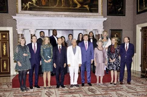 06-12-2017 Amsterdam Queen Maxima and King Willem-Alexander and Princess Mabel and Princess Beatrix and Princess Laurentien and Prince Constantijn during the Prince Claus award 2017 in Amsterdam. Brazilian filmmaker and rights activist Vincent Carelli and the Chinese designer new media and environmental activist Ma Jun received the award.  Copyright: xPPE NIEBOERx