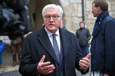 Frank-Walter Steinmeier in Thüringen. Bundespräsident Frank-Walter Steinmeier besucht am 06.12.2017 die Stadt Mühlhausen in Thüringen. *** Frank Walter Steinmeier in Thuringia Federal President Frank Walter Steinmeier will visit the city of Mühlhausen in Thuringia on 06.12.2017