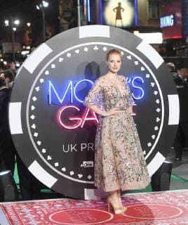 American actress Jessica Chastain attends the premiere of Molly s Game at Vue west End in London on December 6, 2017.  LON20171206102 RUNExHELLESTAD