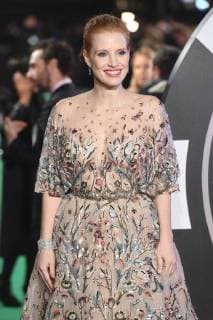 American actress Jessica Chastain attends the UK premiere of Molly s Game at Vue West End in London. DECEMBER 6th 2017  RHDx172811