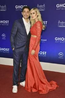 Eko Fresh und Ehefrau Sarah bei der Gala-Premiere von Ghost - Das Musical im Stage Theater des Westens. Berlin, 07.12.2017
