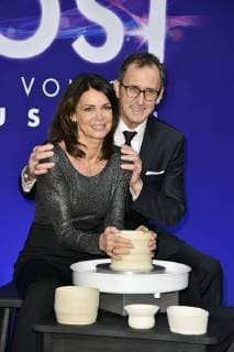 Gerit Kling mit Ehemann Wolfram Becker bei der Gala-Premiere von Ghost - Das Musical im Stage Theater des Westens. Berlin, 07.12.2017