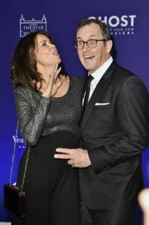 Gerit Kling mit Ehemann Wolfram Becker bei der Gala-Premiere von Ghost - Das Musical im Stage Theater des Westens. Berlin, 07.12.2017