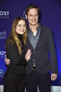 Josephin Busch mit Moritz von Lindequist bei der Gala-Premiere von Ghost - Das Musical im Stage Theater des Westens. Berlin, 07.12.2017