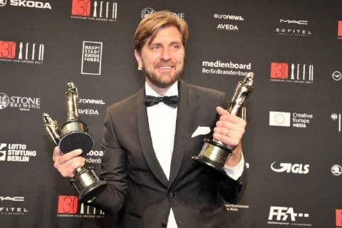 Ruben Oestlund, Preistraeger (bester Film, beste Komoedie) Ankunft am roten Teppich 30 Jahre European Film Awards (EFA) im Haus der Berliner Filmfestspiele am 09.12.2017