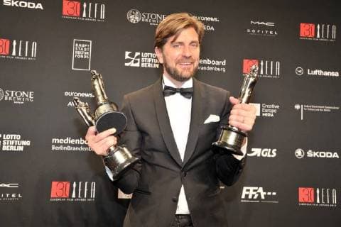 Ruben Oestlund, Preistraeger (bester Film, beste Komoedie) Ankunft am roten Teppich 30 Jahre European Film Awards (EFA) im Haus der Berliner Filmfestspiele am 09.12.2017