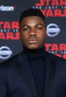 LOS ANGELES, CA - DECEMBER 9: John Boyega at the World Premiere of LucasfilmÕs Star Wars: The Last Jedi at The Shrine Auditorium in Los Angeles, California on December 9, 2017. Copyright: xFayexSadoux