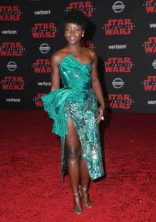 December 9, 2017 - Los Angeles, CA, U.S. - 09 December 2017 - Los Angeles, California - Lupita Nyong o. Premiere Of Disney Pictures And Lucasfilm s Star Wars: The Last Jedi held at The Shrine Auditorium in Los Angeles Photo Credit: AdMedia Los Angeles U.S. - ZUMAa123 20171209_zaa_a123_014 Copyright: xBirdiexThompsonx