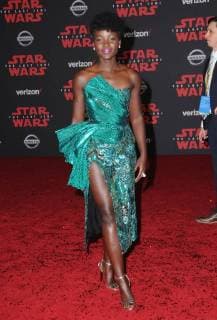 December 9, 2017 - Los Angeles, CA, U.S. - 09 December 2017 - Los Angeles, California - Lupita Nyong o. Premiere Of Disney Pictures And Lucasfilm s Star Wars: The Last Jedi held at The Shrine Auditorium in Los Angeles Photo Credit: AdMedia Los Angeles U.S. - ZUMAa123 20171209_zaa_a123_031 Copyright: xBirdiexThompsonx