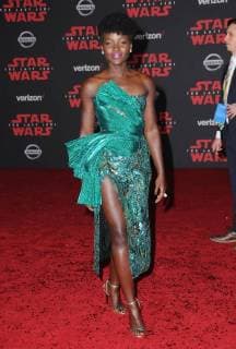 December 9, 2017 - Los Angeles, CA, U.S. - 09 December 2017 - Los Angeles, California - Lupita Nyong o. Premiere Of Disney Pictures And Lucasfilm s Star Wars: The Last Jedi held at The Shrine Auditorium in Los Angeles Photo Credit: AdMedia Los Angeles U.S. - ZUMAa123 20171209_zaa_a123_032 Copyright: xBirdiexThompsonx