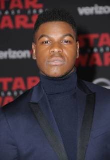 December 9, 2017 - Los Angeles, CA, U.S. - 09 December 2017 - Los Angeles, California - John Boyega. Premiere Of Disney Pictures And Lucasfilm s Star Wars: The Last Jedi held at The Shrine Auditorium in Los Angeles Photo Credit: AdMedia Los Angeles U.S. - ZUMAa123 20171209_zaa_a123_046 Copyright: xBirdiexThompsonx