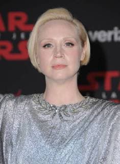 December 9, 2017 - Los Angeles, CA, U.S. - 09 December 2017 - Los Angeles, California - Gwendoline Christie. Premiere Of Disney Pictures And Lucasfilm s Star Wars: The Last Jedi held at The Shrine Auditorium in Los Angeles Photo Credit: AdMedia Los Angeles U.S. - ZUMAa123 20171209_zaa_a123_066 Copyright: xBirdiexThompsonx