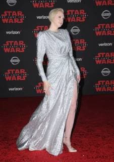 December 9, 2017 - Los Angeles, CA, U.S. - 09 December 2017 - Los Angeles, California - Gwendoline Christie. Premiere Of Disney Pictures And Lucasfilm s Star Wars: The Last Jedi held at The Shrine Auditorium in Los Angeles Photo Credit: AdMedia Los Angeles U.S. - ZUMAa123 20171209_zaa_a123_071 Copyright: xBirdiexThompsonx
