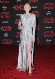 December 9, 2017 - Los Angeles, CA, U.S. - 09 December 2017 - Los Angeles, California - Gwendoline Christie. Premiere Of Disney Pictures And Lucasfilm s Star Wars: The Last Jedi held at The Shrine Auditorium in Los Angeles Photo Credit: AdMedia Los Angeles U.S. - ZUMAa123 20171209_zaa_a123_076 Copyright: xBirdiexThompsonx