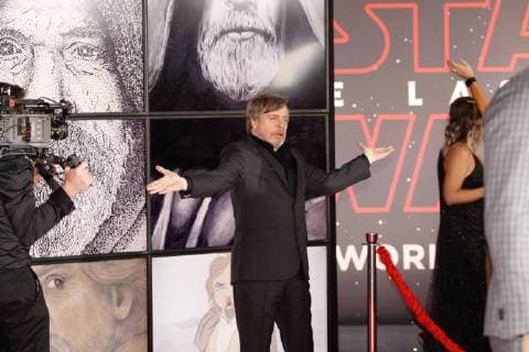 Mark Hamill at the World Premiere of Lucasfilm s Star Wars: The Last Jedi held at the Shrine Auditorium in Los Angeles, CA, December 9, 2017.  Copyright: xJosephxMartinezx 33492_048JM