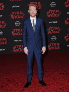 December 9, 2017 - Los Angeles, CA, U.S. - 09 December 2017 - Los Angeles, California - Domhnall Gleeson. Premiere Of Disney Pictures And Lucasfilm s Star Wars: The Last Jedi held at The Shrine Auditorium in Los Angeles Photo Credit: AdMedia Los Angeles U.S. - ZUMAa123 20171209_zaa_a123_103 Copyright: xBirdiexThompsonx