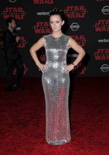 December 9, 2017 - Los Angeles, CA, U.S. - 09 December 2017 - Los Angeles, California - Billie Lourd. Premiere Of Disney Pictures And Lucasfilm s Star Wars: The Last Jedi held at The Shrine Auditorium in Los Angeles Photo Credit: AdMedia Los Angeles U.S. - ZUMAa123 20171209_zaa_a123_113 Copyright: xBirdiexThompsonx