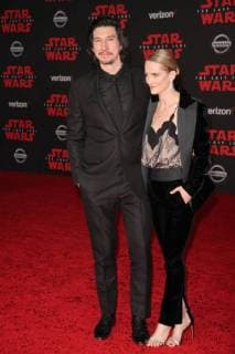 Adam Driver, Joanne Tucker at the World Premiere of Lucasfilm s Star Wars: The Last Jedi held at the Shrine Auditorium in Los Angeles, CA, December 9, 2017.  Copyright: xJosephxMartinezx 33492_090JM