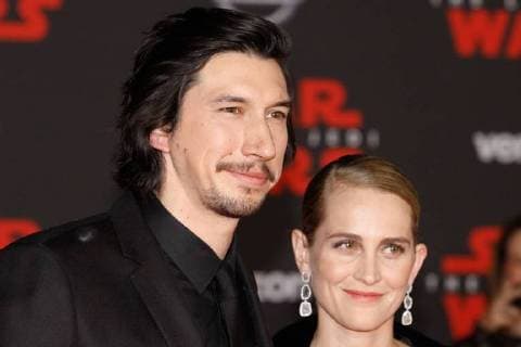 Adam Driver, Joanne Tucker at the World Premiere of Lucasfilm s Star Wars: The Last Jedi held at the Shrine Auditorium in Los Angeles, CA, December 9, 2017.  Copyright: xJosephxMartinezx 33492_097JM
