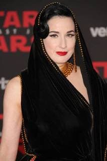 Dita Von Teese at the World Premiere of Lucasfilm s Star Wars: The Last Jedi held at the Shrine Auditorium in Los Angeles, CA, December 9, 2017.  Copyright: xJosephxMartinezx 33492_107JM
