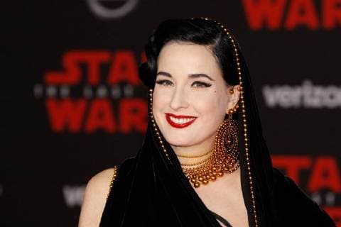 Dita Von Teese at the World Premiere of Lucasfilm s Star Wars: The Last Jedi held at the Shrine Auditorium in Los Angeles, CA, December 9, 2017.  Copyright: xJosephxMartinezx 33492_111JM