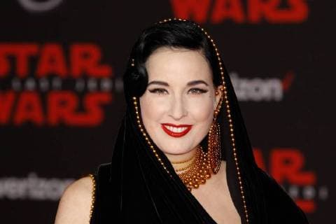 Dita Von Teese at the World Premiere of Lucasfilm s Star Wars: The Last Jedi held at the Shrine Auditorium in Los Angeles, CA, December 9, 2017.  Copyright: xJosephxMartinezx 33492_112JM