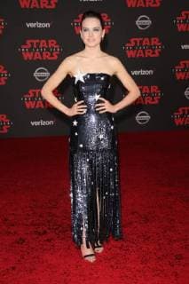 Daisy Ridley at the World Premiere of Lucasfilm s Star Wars: The Last Jedi held at the Shrine Auditorium in Los Angeles, CA, December 9, 2017.  Copyright: xJosephxMartinezx 33492_117JM