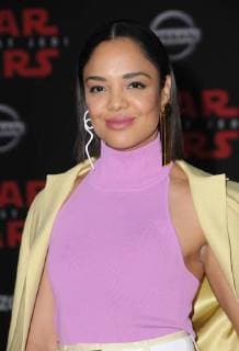December 9, 2017 - Los Angeles, CA, U.S. - 09 December 2017 - Los Angeles, California - Tessa Thompson. Premiere Of Disney Pictures And Lucasfilm s Star Wars: The Last Jedi held at The Shrine Auditorium in Los Angeles Photo Credit: AdMedia Los Angeles U.S. - ZUMAa123 20171209_zaa_a123_135 Copyright: xBirdiexThompsonx