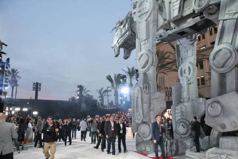 Atmosphere at the World Premiere of Lucasfilm s Star Wars: The Last Jedi held at the Shrine Auditorium in Los Angeles, CA, December 9, 2017.  Copyright: xJosephxMartinezx 33492_127JM