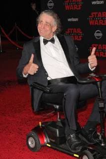 Peter Mayhew at the World Premiere of Lucasfilm s Star Wars: The Last Jedi held at the Shrine Auditorium in Los Angeles, CA, December 9, 2017.  Copyright: xJosephxMartinezx 33492_132JM