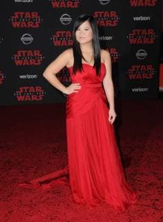 December 9, 2017 - Los Angeles, CA, U.S. - 09 December 2017 - Los Angeles, California - Kelly Marie Tran. Premiere Of Disney Pictures And Lucasfilm s Star Wars: The Last Jedi held at The Shrine Auditorium in Los Angeles Photo Credit: AdMedia Los Angeles U.S. - ZUMAa123 20171209_zaa_a123_145 Copyright: xBirdiexThompsonx